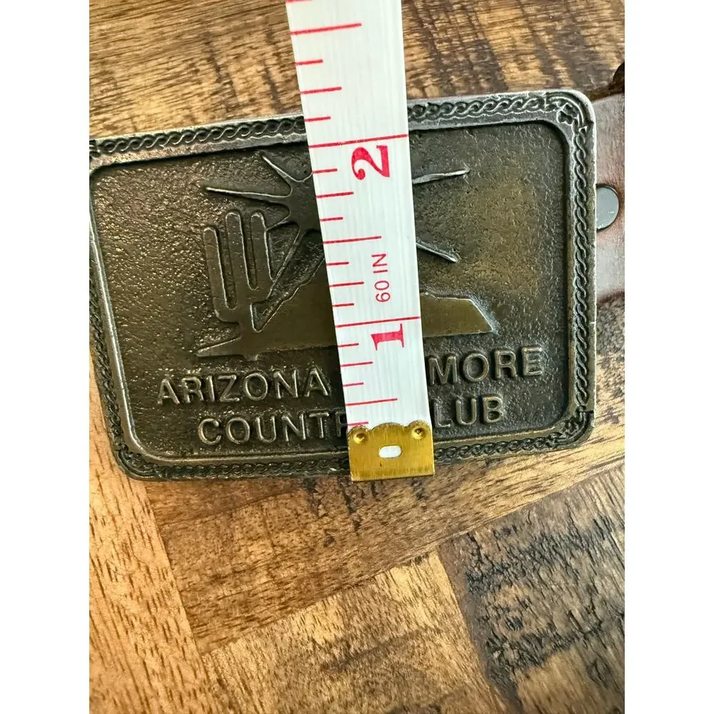 Vintage Arizona Biltmore Country Club Belt Buckle B&H Buckles Broken Arrow OK